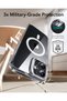 iPhone 16 Case Halolock Magsafe Classic Hybrid Stand Silicone - Transparent - 3