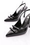 Women's Heeled Shoes Black Patent Leather 6812535 - 4