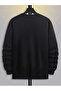 Trendy Clothing Black*Grey Oversize Winter Sweatshirt - 2