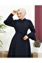 Valon Sleeved Robe - Navy Blue - 5