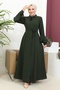Valon Sleeved Robe - Khaki