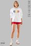 Unisex Long Sleeve Romania Cusatura Printed Crew Neck Hoodless Raster Oversize Sweatshirt - 3