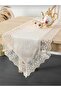 Runner Tablecloth with Velvet Lace Trim - 2