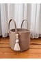 Wicker Jute Basket Flower Pot Organizer Decorative Basket Flower Pot - 2