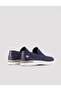 Knitwear Navy Blue Rubber Sole Casual Men's Shoes - 3