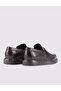 Genuine Leather Black Belted Men's Casual Loafer Shoes - 3