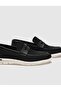 Knitwear Black Men's Casual Shoes - 4