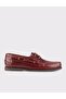 Biella Genuine Leather Brown Lace-Up Men's Casual Boat Shoes