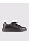 Genuine Leather Black Lace-Up Eva Sole Sneaker Men's Sports Shoes