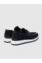 Knitwear Navy Blue Men's Casual Shoes - 3