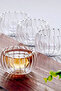 2-Piece 110 ml Double-Walled Coffee Side Mini Turkish Delight Bowl Set, Dragee Bowl, Sugar Bowl, Sauce Bowl, Jam Bowl Presentation Set - 5