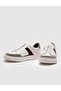 Genuine Leather White Lace-Up Men's Sports Shoes - 5