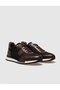 Genuine Leather Brown Lace-Up Men's Sports Shoes - 2