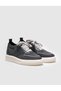 Knitwear Gray Lace-Up Men's Sports Shoes - 2