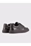 Genuine Leather Men's Black Sports Lace-Up Shoes - 3