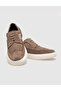 Genuine Leather Mink Suede Lace-Up Men's Sports Shoes - 4