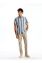 Lcwaikiki Classic Regular Fit Short Sleeve Plaid Poplin Men's Shirt (S5) - 2