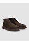 حذاء رجالي من الجلد الطبيعي 100% برباط من Nubuck باللون الكاكي - 2