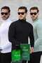 Men's 3-Pack Throat Knitwear Sweater + Qath Perfume