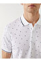 LCW Vision Polo Collar Short Sleeve Patterned Men's T-Shirt - 3