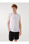 Black Crew Neck Men's Sleeveless T-Shirt (S5)