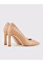 Crunell Beige Women's Heeled Shoes - 3