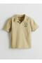 Lcw Kids Resort Collar Printed Boys T-Shirt - 3
