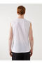 Black Crew Neck Men's Sleeveless T-Shirt (S5) - 4