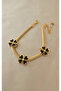 Black Clover Detailed Steel Bracelet