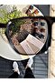 Black Men's Sunglasses with Polarized Lenses and Metal Hinges - 4