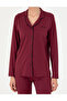 Women's Burgundy Cotton Modal Boxed Pajama Set Q8.U.8O.K2.K.A8.P.C - 3