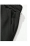 Black Wide Cut Baggy Oversize Plus Size Fit Comfortable Fabric Sweatpants Sportswear Pants 65Y - 3
