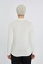 Organic Women's Body with Lightweight Long Sleeve Turtleneck - Ecru - 7