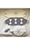 Gray Set of Four Bride and Groom - 2