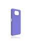 Poco X3 Case Soft Smooth Soft Silicone Cover Piping - Purple