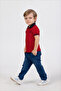 Boy's Polo Neck Lakost T-Shirt Jeans 2-Piece Set - 3