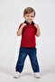 Boy's Polo Neck Lakost T-Shirt Jeans 2-Piece Set - 7
