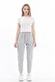 Elastic Waist Lace Detailed Narrow Leg Fabric Trousers