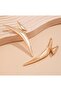 Elegant Pointed Corner Earrings, Ear Pin Stainless Steel - 2