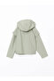 Lcw Kids Khaki Hooded Girl's Medium Thick Coat - 3
