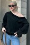 Black Madonna Collar Women's Sweater Mg2274 - 2