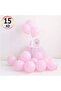 15 Pink Tubing Balloons