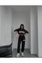 Athletic Season New York Printed Oversize Top-bottom T-shirt Tracksuit Set - 4