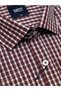 Men Regular Fit Ekose Claret Red Shirt 3760R - 2
