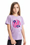 M Printed Girls' Short Sleeve T-Shirt