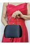 Women's Satin Black Evening Dress Clutch Chain Strap Hand Wedding Engagement Night Shoulder Bag - 2