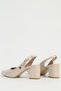 Cream Women's Heeled Shoes Pc-54728 - 3
