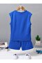 Kids Dinosaur Printed Sleeveless T-Shirt and Shorts Bottom Top Set - 2