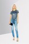 Women Super Skinny Fit Washed Slandy Jeans, Light Blue - 2