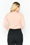Women Brand Logo Long Sleeve Bodysuit, Pink - 3